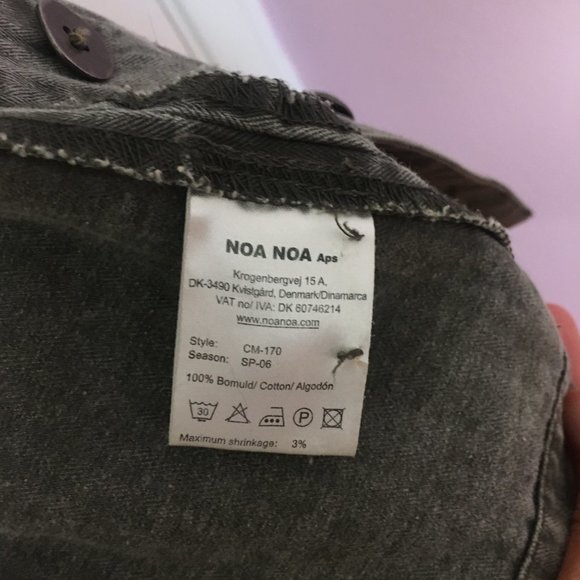 Boho Style Scandinavian Gray Jean Jacket - Picture 4 of 9